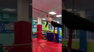 So happy I did a back-away ️ GYMNAST KARINA DOES GYMNASTICS TUMBLING DANCE CIRCUS ️