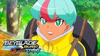 Pri's the last one there... but she won't give up! | BEYBLADE BURST QUADSTRIKE EP9 | Official Clip