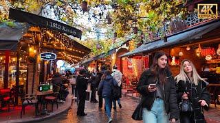 Istanbul 4K Walking Tour | Karaköy Cafes & Restaurants