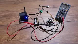 Padauk PFS154 (2MHz) + 25Q16 DataFlash (PDF 2.7V minimum vcc), still working at 1.35V