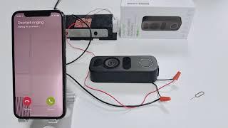 VENZ Smart Video Doorbell Installation and Pairing process -- R4115