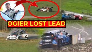  WRC Central European Rally 2024 | CRASH PAJARI & OGIER MISTAKES | Sunday 1º Loop Day 4 Highlights