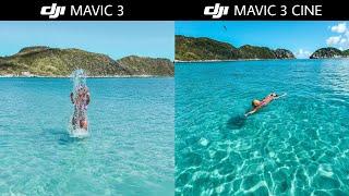 DJI Mavic 3 vs DJI Mavic 3 Cine Camera Comparision