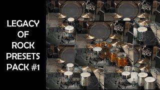 Superior Drummer 3 Legacy of Rock SDX Rock Presets Pack #1 (5 presets)