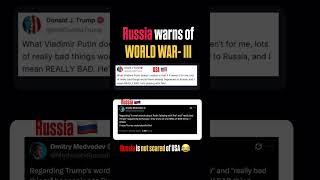 The recent exchange between U.S. President Donald Trump and former Russian President Dmitry Medvedev