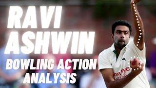 Ravichandran Ashwin Bowling Action Analysis in Slow Motion & Nets | Bowling Action Analysis