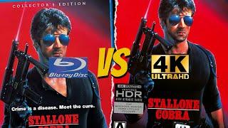 THE BEST 4K OF THE YEAR! COBRA (1986) Arrow Video 4K Ultra HD VS Shout Factory 2019 Blu-ray