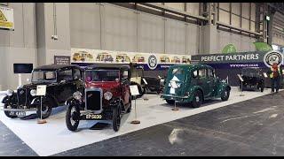 Pre-War Austin Seven Club stand at the NEC Classic Car Motor Show 2023