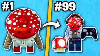 I built 100 LEGO MUSHROOMS... 