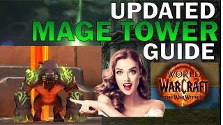 Updated Guardian Mage Tower Guide For dummies | The War within 11.0.2 | #magetower #worldofwarcraft