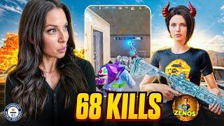 NEW World Record 68 Solo Kills | Zenos PUBG