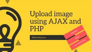 Upload image with ajax and PHP