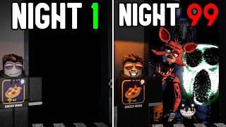 The Roblox FNAF Game That Gets INFINITELY Harder...