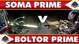 Warframe Soma Prime V Boltor Prime