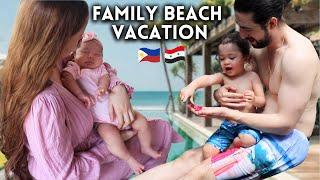 Our BEACH HOUSE Tour - relaxing, family vacation ️ | Arab Filipino Family