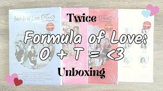 Twice Formula of Love Unboxing   All 4 versions!