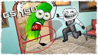 ЛОВУШКА ТРОЛЛЬ vs ОГУРЕЦ МАНЬЯК В CS:GO!!!