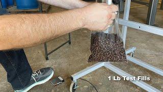 Coffee Bagging Machine Fills Large & Small Bags & Pouches