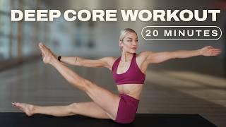 20 Min Deep Core Activation Pilates Abs Routine