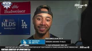 Mookie Betts Reacts to NLDS Performance, on Facing San Diego, Road to World Series