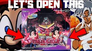 OPENING A VERMILLION BLOODLINE BOOSTER BOX ! DRAGON BALL SUPER CARD GAME