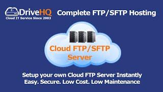 DriveHQ FTP Server Hosting Service Feature