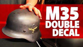 M35 German Helmets: Rare Double Decal Military Antiques Details for Collectors, Historical Insights