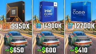 RYZEN 9 9950X vs INTEL i9-14900K vs INTEL i7-12700K | Test in 6 Games