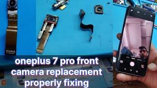 oneplus 7 pro front camera not 100% solution front camera replacement properly fixing #oneplus7pro