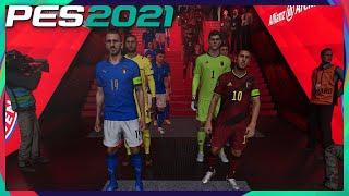 PES 2021 | Belgium vs. Italy | EURO 2020 | at Allianz Arena (Full Gameplay)