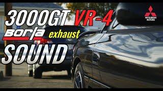 93 Mitsubishi 3000GT VR-4   / Borla Exhaust SOUND (4K)