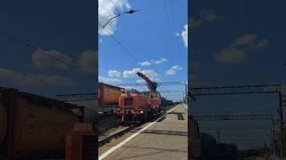 Мотовоз мпт-4-691 проезжает пл.Детково #бмо #поезд #бк #transport #редкий