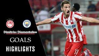 Dimitrios Diamantakos Olympiacos 2-2 City   Match Highlights