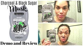 Freeman Polishing Charcoal +Black Sugar GEL MASK + SCRUB Demo and Review