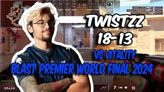 CS2 POV | Liquid Twistzz (18/13) vs Vitality (Anubis) @ BLAST Premier World Final 2024