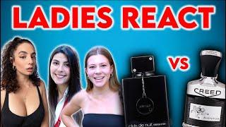 Women React to Armaf Club De Nuit Intense Man vs. Creed Aventus | Which Men's Cologne is Sexiest?