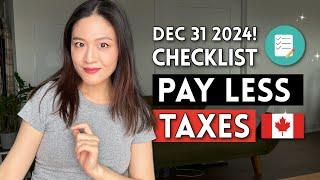 Urgent: Do This Before Dec 31 to Cut Your Taxes in Canada