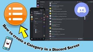 How to create a Category in a Discord Server
