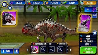 NEW HYBRID SCORPIOS REX GEN 2  UNLOCKED !!! || JURASSIC WORLD THE GAME