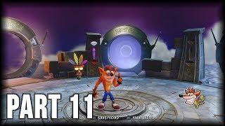 Crash Bandicoot 2 (N. Sane Trilogy) - 100% Walkthrough Part 11 [PS4] – Snow Go (Red Gem)