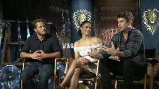 Warcraft: Travis Fimmel, Paula Patton, & Toby Kebbell Official Movie Interview | ScreenSlam