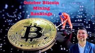 Bitcoin Mining Rankings for October 2024