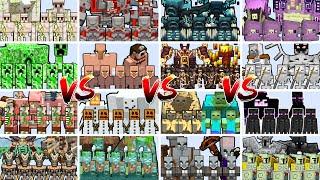 WHO WILL WIN THE FINAL MOB ARMY TOURNAMENT? | Minecraft Mob Battle