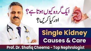 Single Kidney | Causes & Care #ckd #kidney #drshafiqcheema