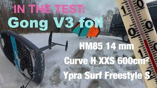 Winter wingsurf 5: V3 Gong Curve h XXS Ypra Surf Freestyle S