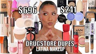 DRUGSTORE DUPES FOR HIGHEND MAKEUP + TIPS & TRICKS & WEAR TEST | BROWN SKIN FRIENDLY| MagdalineJanet