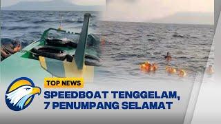 Lambung Kapal Bocor, Speedboat Tenggelam Ditengah Laut