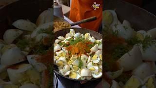 Bangalore Anna Selling Boiled Egg Chilli Fried Rice Combo Rs. 60/- Only #bangalorefood #shorts