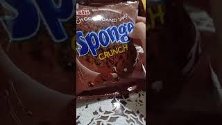 OISHI SPONGE CRUNCH Choco Soaked Snack #snacks | Leia & Leila Vlogs