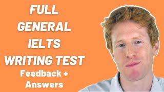 Full General IELTS Writing Test